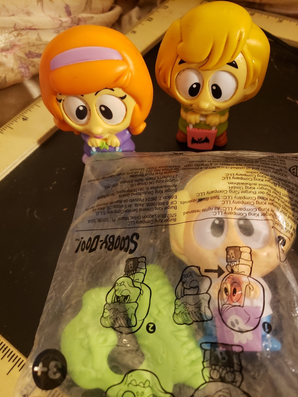 Scooby-Doo 2023 Burger King Halloween Toy Lot Shaggy Daphne Fred New In Bag